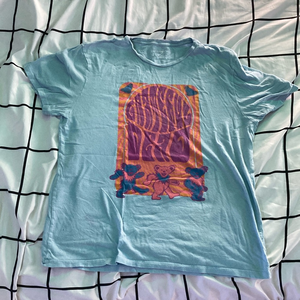 Blue Grateful Dead Graphic Tee